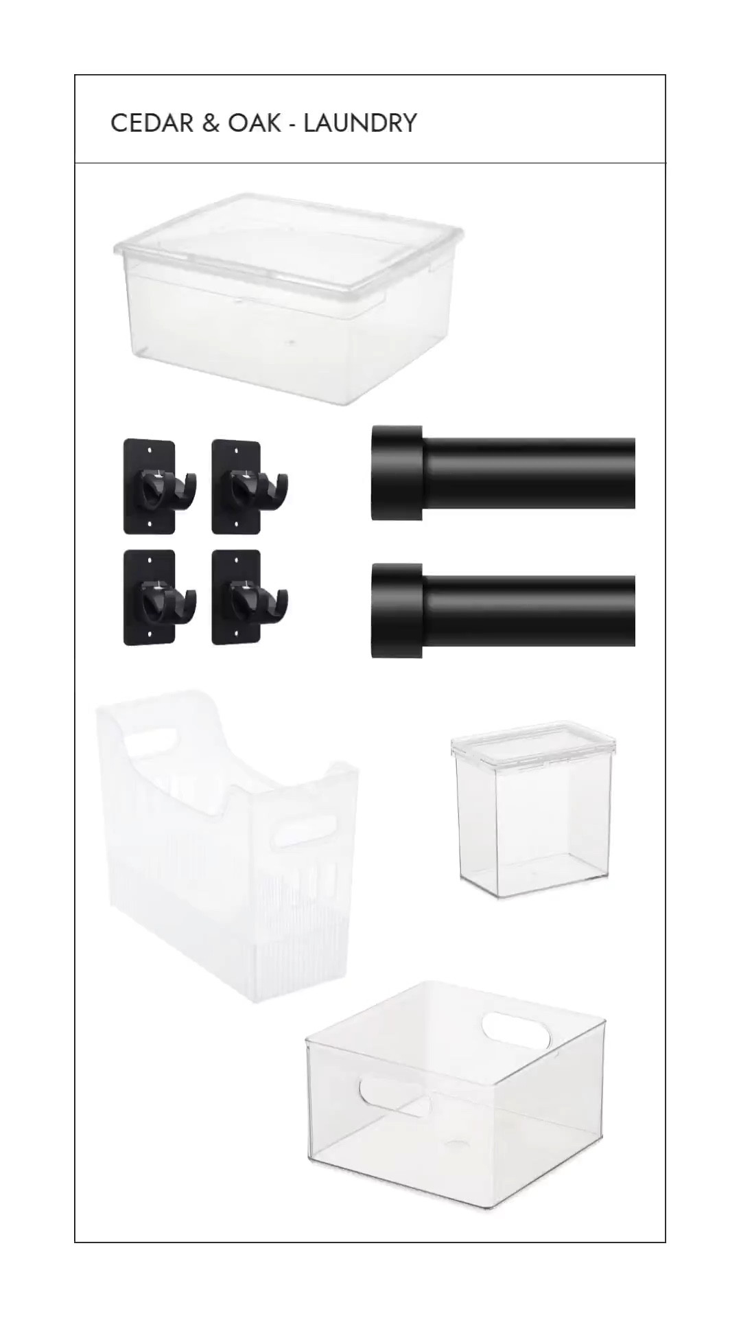 Cedar & Oak laundry room provides a gorgeous backdrop for these organizational product all stars! Amazon and The Container Store bring function and order to the workhorse of the home  

#LTKKids #LTKHome #LTKmomlife