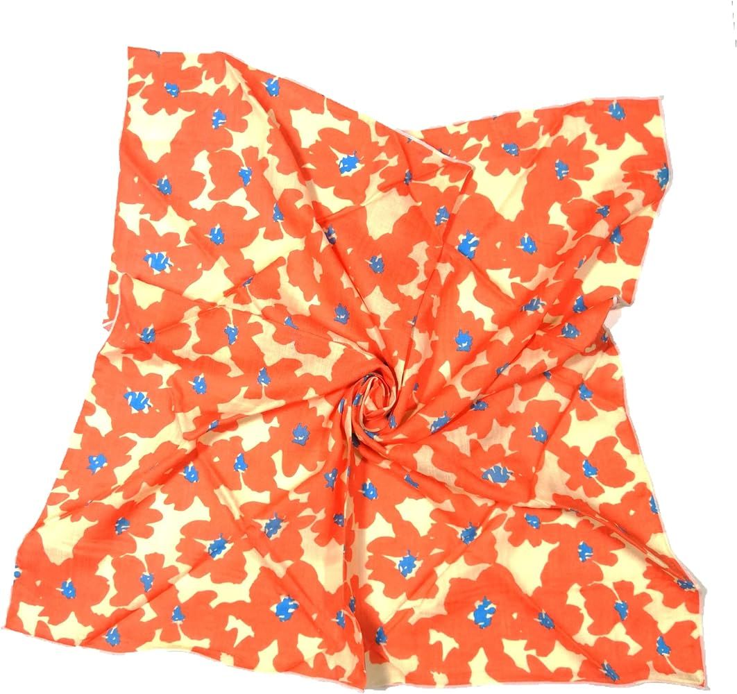 Shanlin Unisex Floral Cotton Bandanas 22x22 inch | Amazon (US)