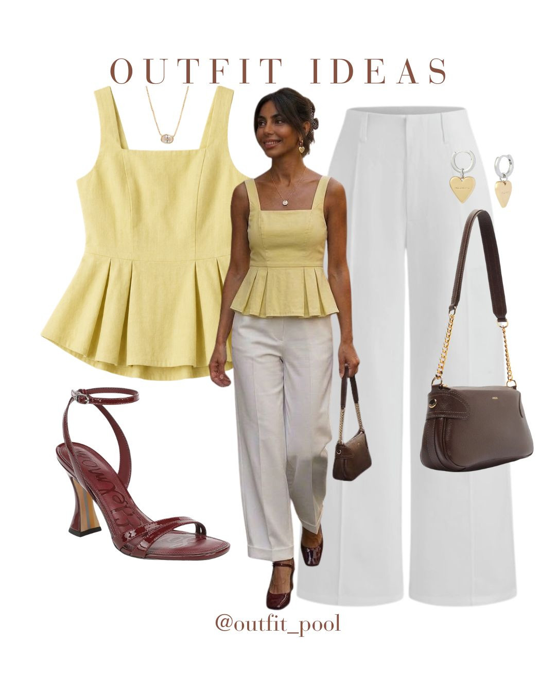 White Trousers for work #whitetrousers #virtualstylist #workweartops (White Trousers for Work, White Work Pants, White Tailored Trousers, White Wide Leg Trousers, Office Outfit Ideas, Business Casual Style, Chic Office Style, Smart Casual Workwear, White Trousers Outfit, Capsule Workwear, Minimalist Office Style, Neutral Workwear) 

 #LTKgrwm #LTKootd #LTKWorkwear