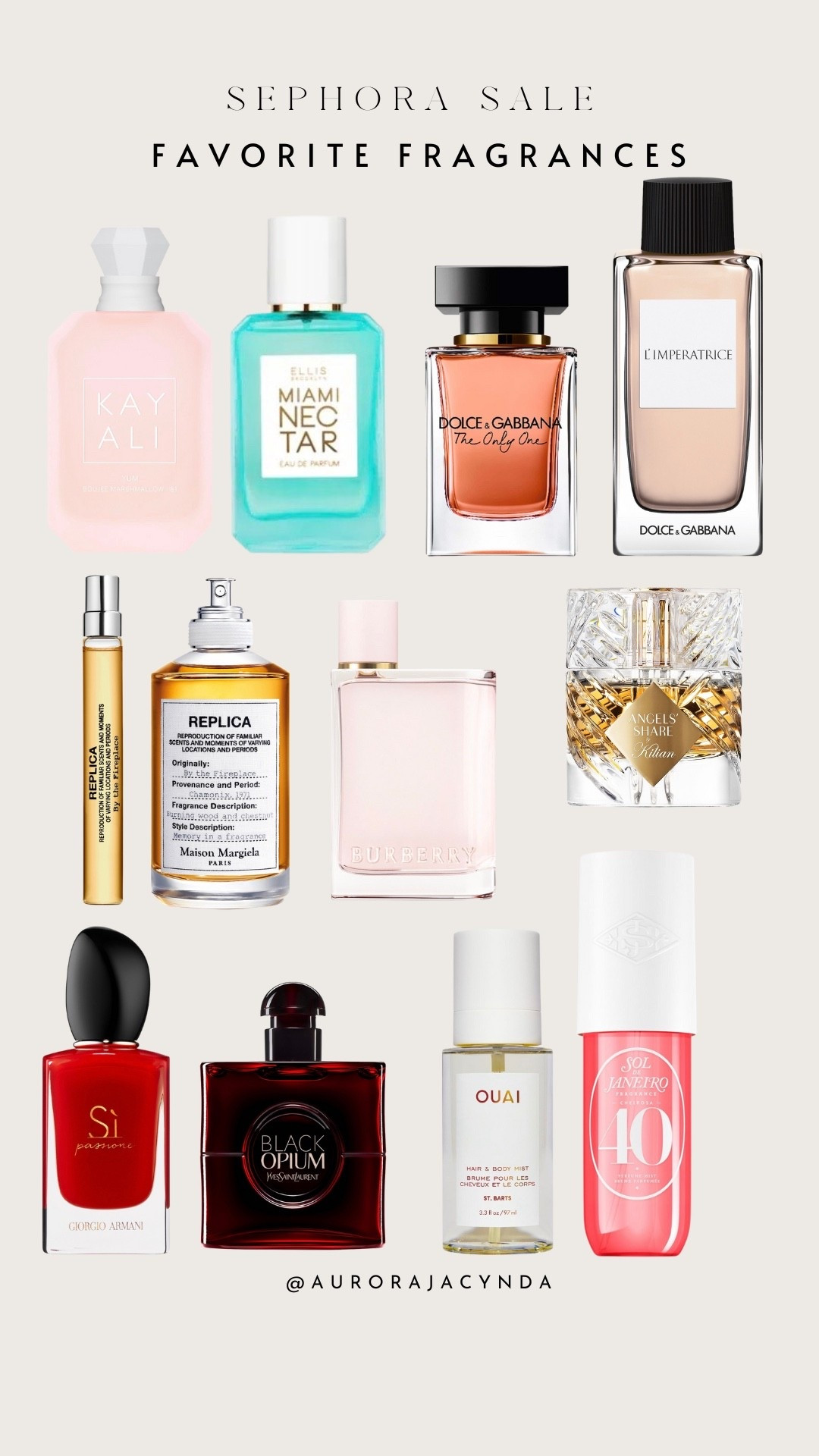 My HIGHLY recommend top picks for fragrances to grab or gift during the Sephora Sale ✨

#LTKHoliday #LTKGiftGuide #LTKBeauty