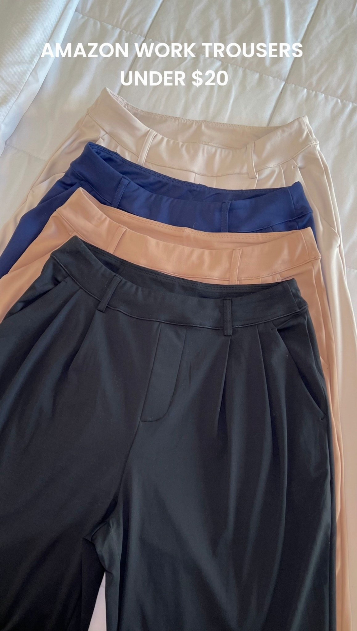 Amazon work trousers under $20! These are so comfy and perfect for the office especially if you’re sitting mostly. 



#LTKWorkwear #LTKootd #LTKSeasonal