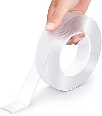 EZlifego Double Sided Tape Heavy Duty, Multipurpose Removable Clear & Tough Mounting Tape Sticky ... | Amazon (US)