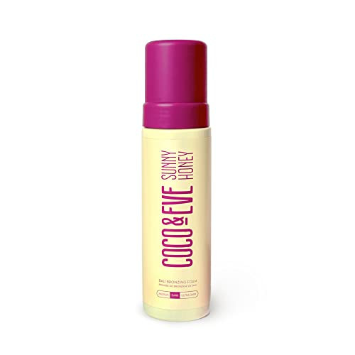 Coco & Eve Sunny Honey Self Tanner Foam - (Dark) Fast Drying, Streak-Free Sunless Tanning Mousse,... | Amazon (US)