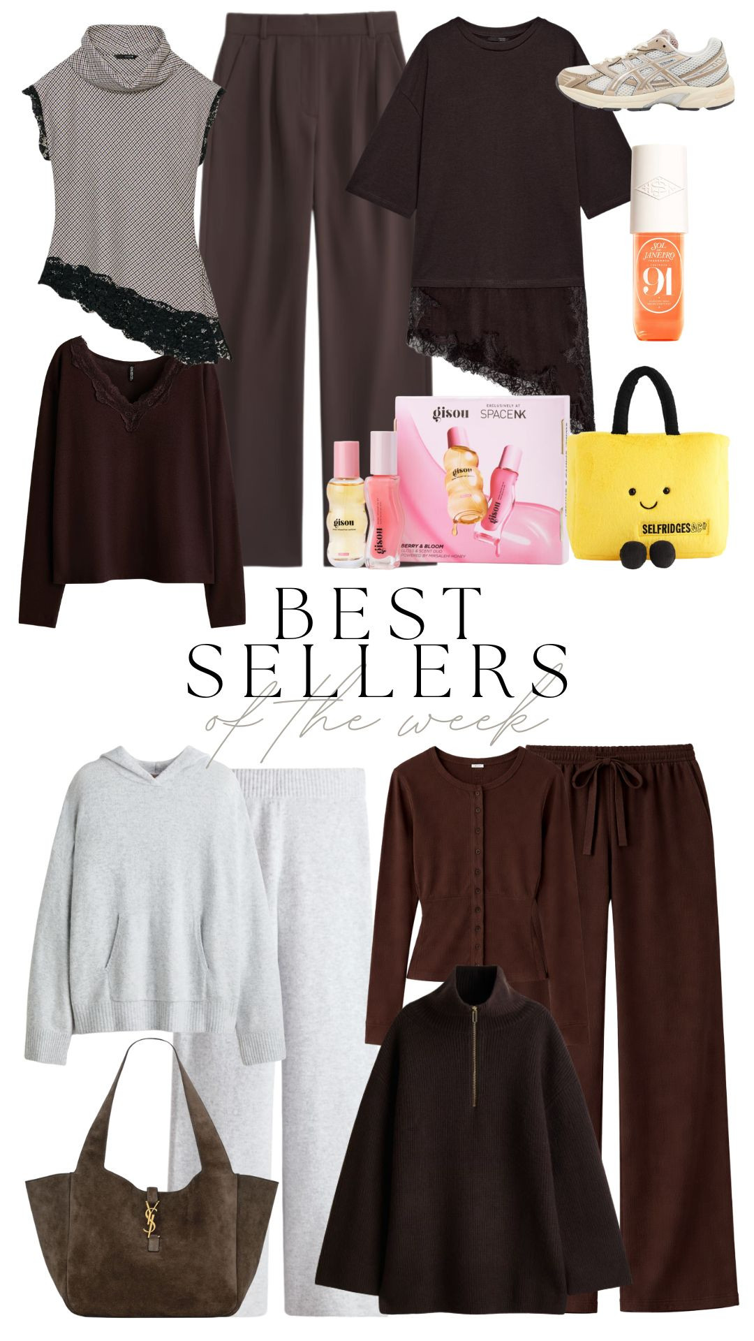  Best Sellers of the Week ✨

Winter Style, Winter Outfit, Winter Outfit Inspiration, Loungewear, Coords, Knitwear, Lace Top, A-Line Top, Last minute gifts, Beauty, Christmas Gifting 

#LTKwinter #LTKuk #LTKgiftguide