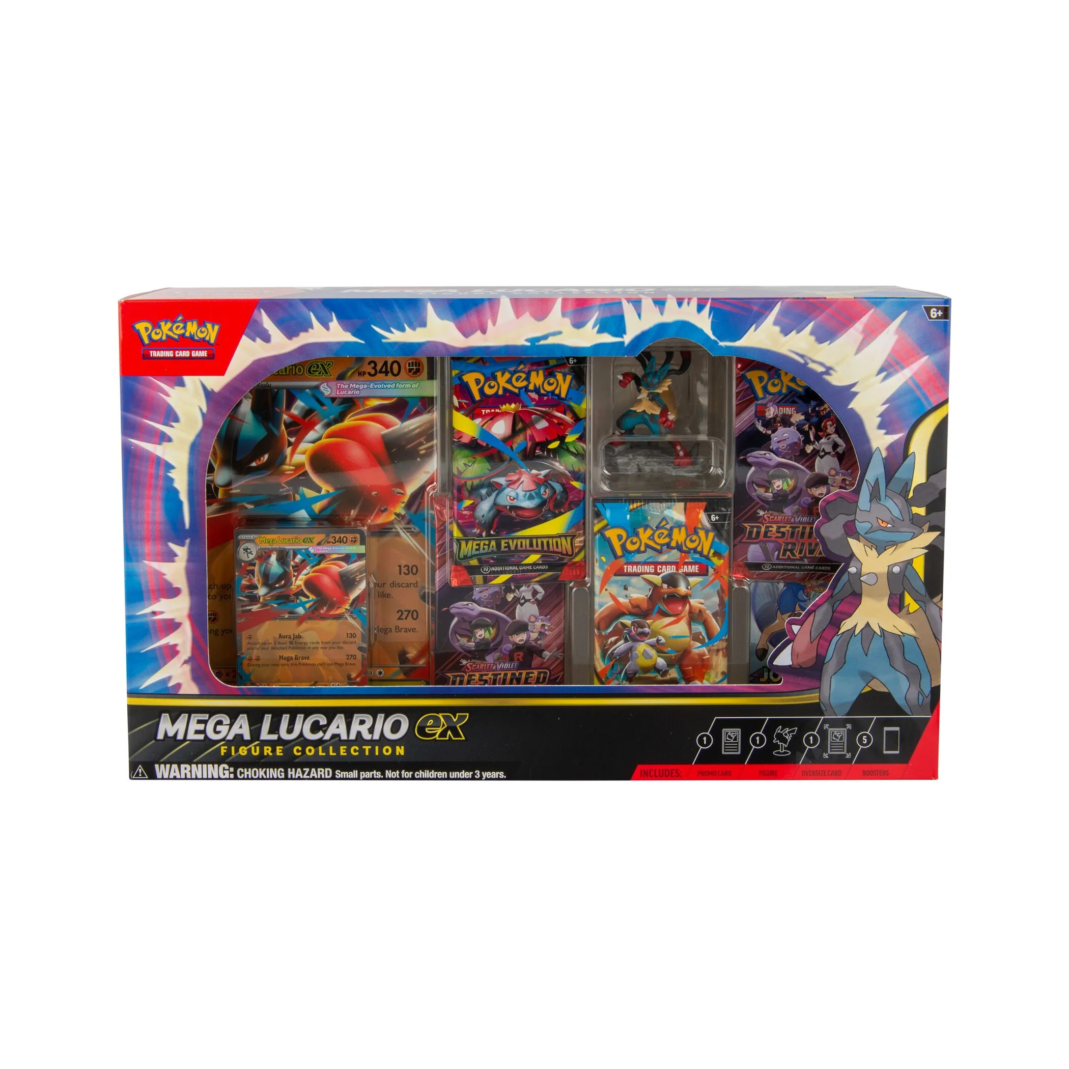 POKEMON MEGA LUCARIO EX FIGURE BOX | Walmart (US)