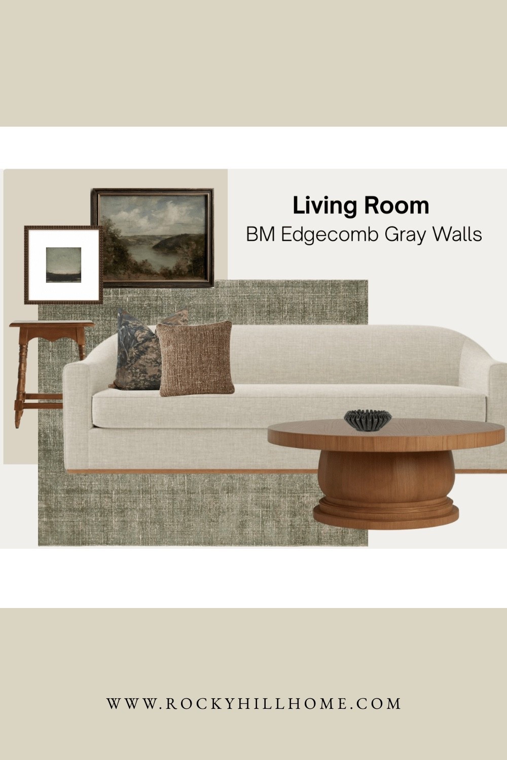 If you’re stuck on a paint color, this is your sign to try Edgecomb Gray. It’s the ultimate warm neutral that looks good in almost every light! I’ve curated the exact pieces to get this high-end, transitional look—from that stunning pedestal coffee table from Lulu and Georgia to the gorgeous modern traditional sofa from West Elm.

#LTKHome