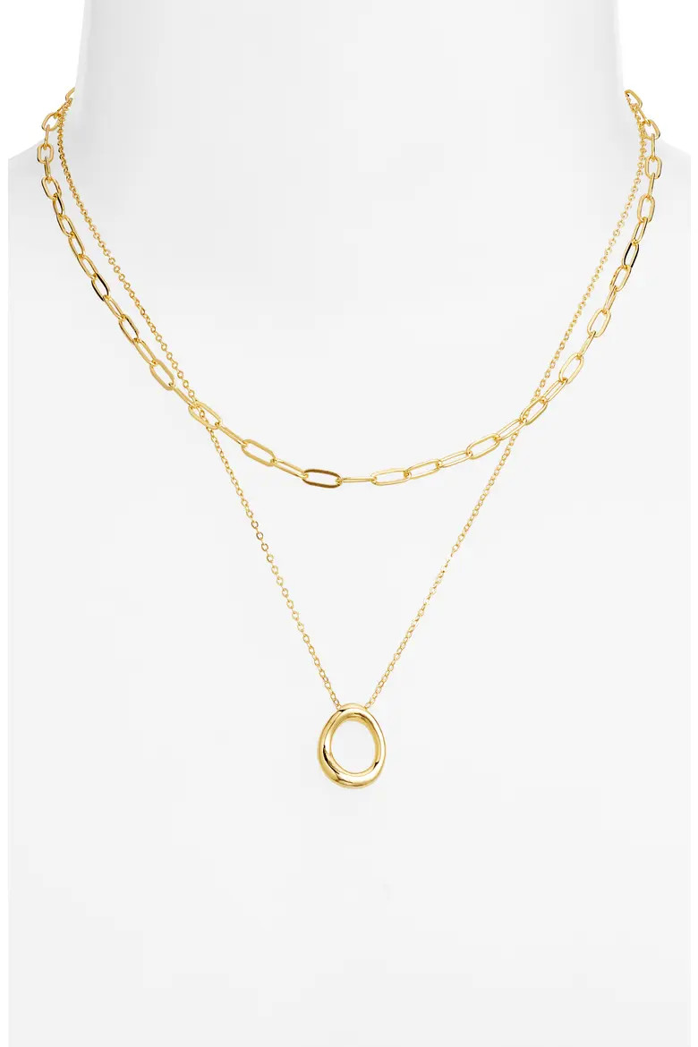 Nordstrom Demi Fine Paper Clip Pendant Necklace (Women) | Nordstrom | Nordstrom