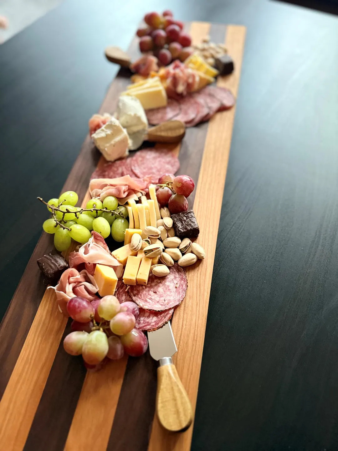 Long Grain Wood Charcuterie Board - Etsy | Etsy (US)