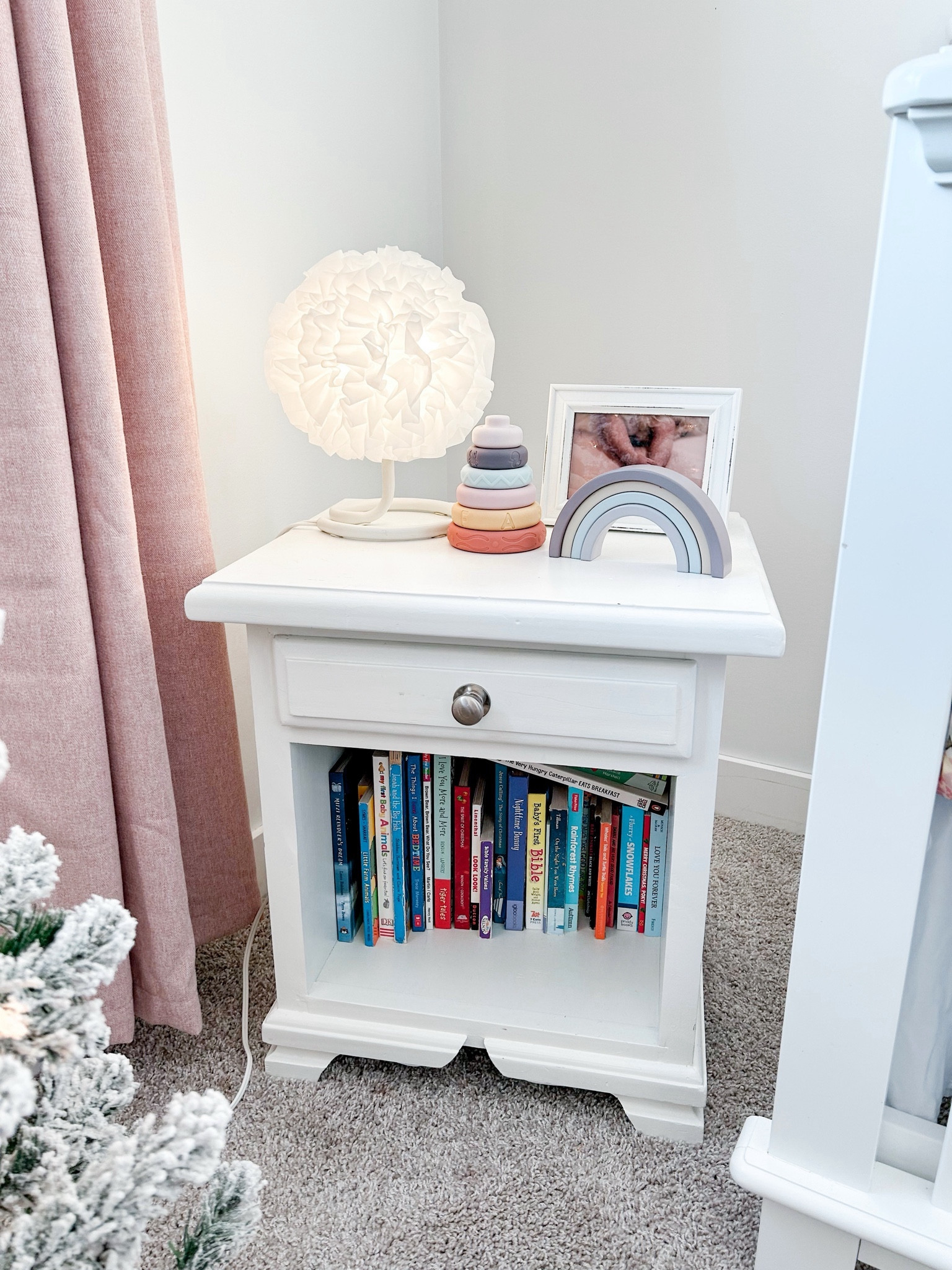 Everleigh’s nightstand in her nursery. 

Amazon baby
Baby toys
Infant toys
Silicone toys
Aesthetic toys 
Baby blocks 
Wood blocks 
Nursery
Baby girl
Curtains 
Canada
Canadian links 

#LTKGiftGuide #LTKfindsunder50 #LTKbaby