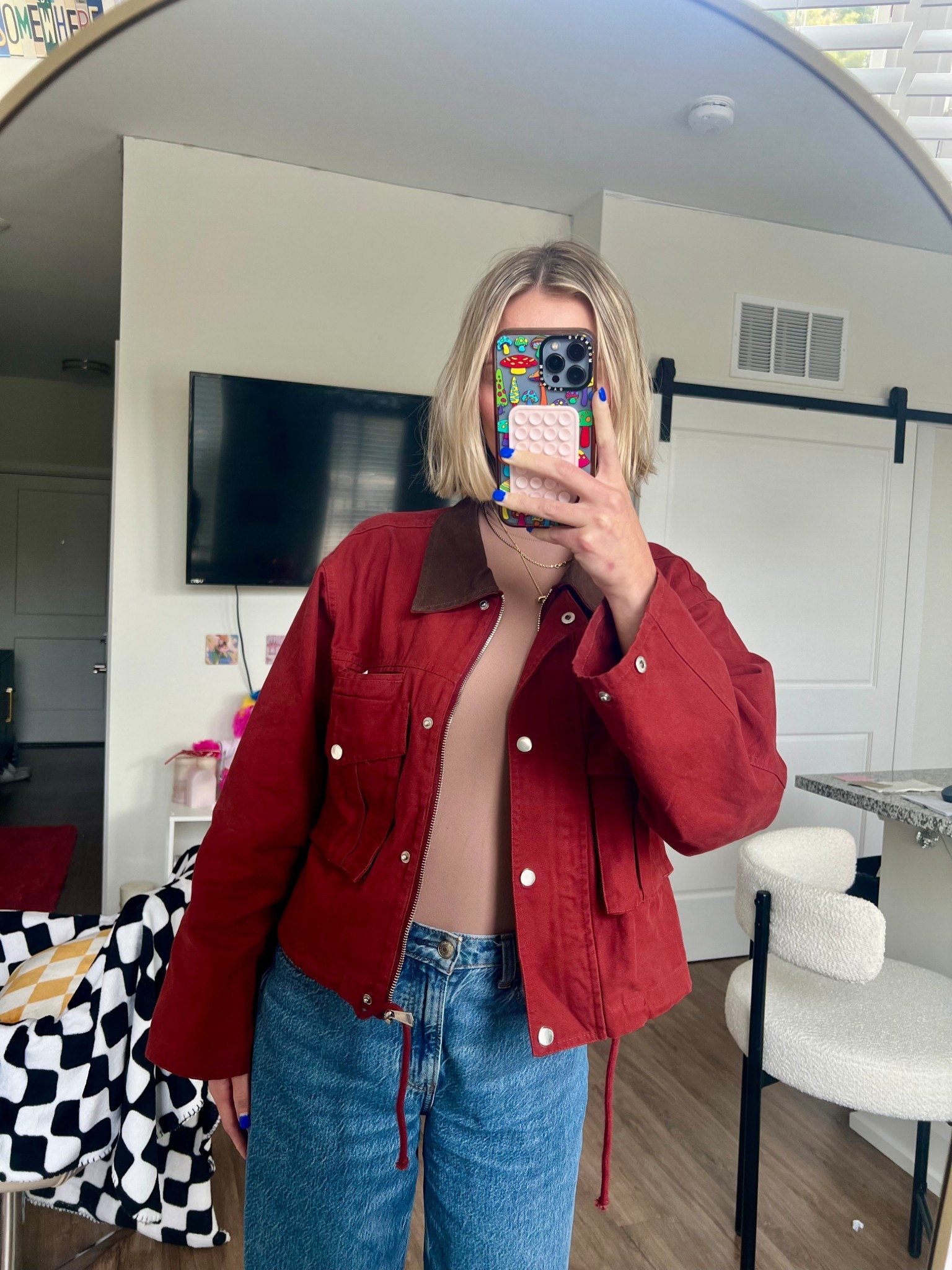 Size small jacket 

#LTKStyleTip #LTKFindsUnder50 #LTKFindsUnder100