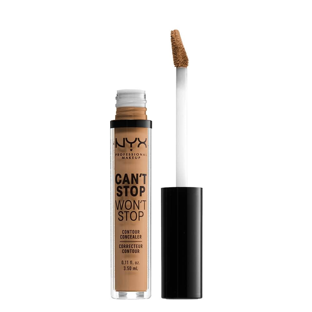 NYX PROFESSIONAL MAKEUP Can't Stop Won't Stop Contour Concealer, 24h Full Coverage Matte Finish -... | Amazon (US)