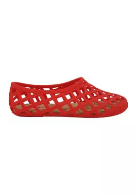 Jellypop Women's Uma Jelly Flats, Red, 9M | Belk