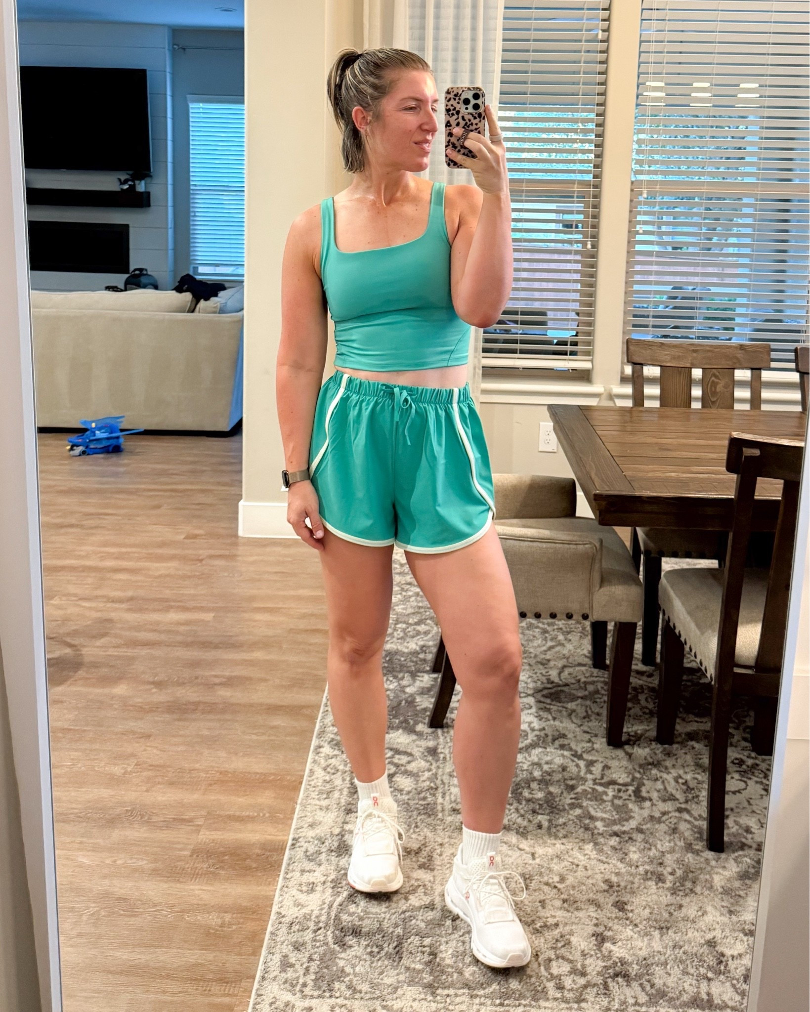 Women’s activewear is 40% off at target today! Grabbed this set. So cute!