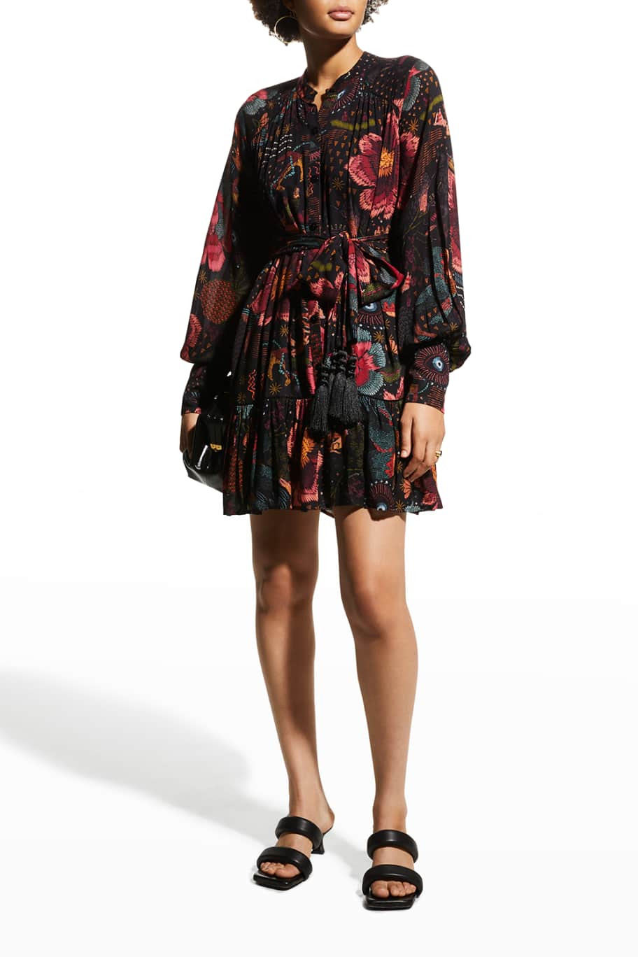 Black River Creatures Mini Dress | Neiman Marcus