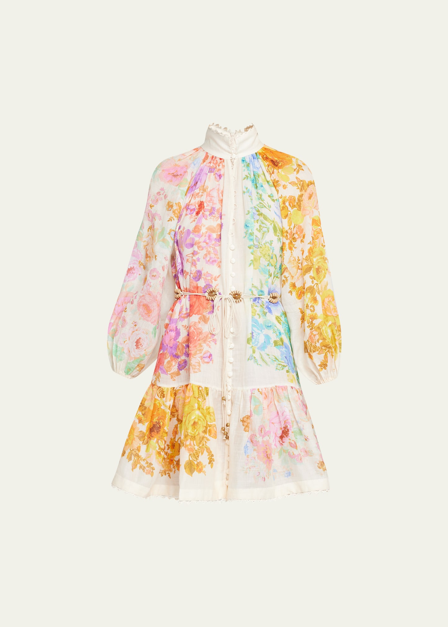 Raie Lantern Mini Dress | Bergdorf Goodman