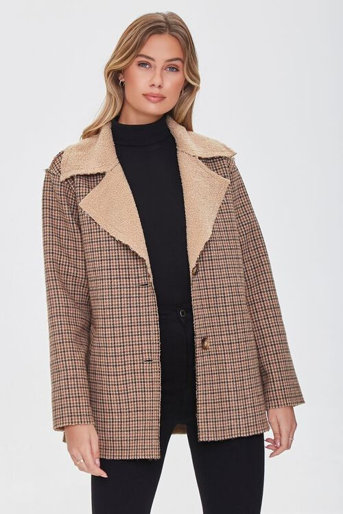 Plaid Button-Front Jacket | Forever 21 (US)
