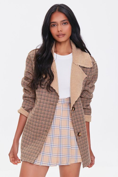 Plaid Button-Front Jacket | Forever 21 (US)