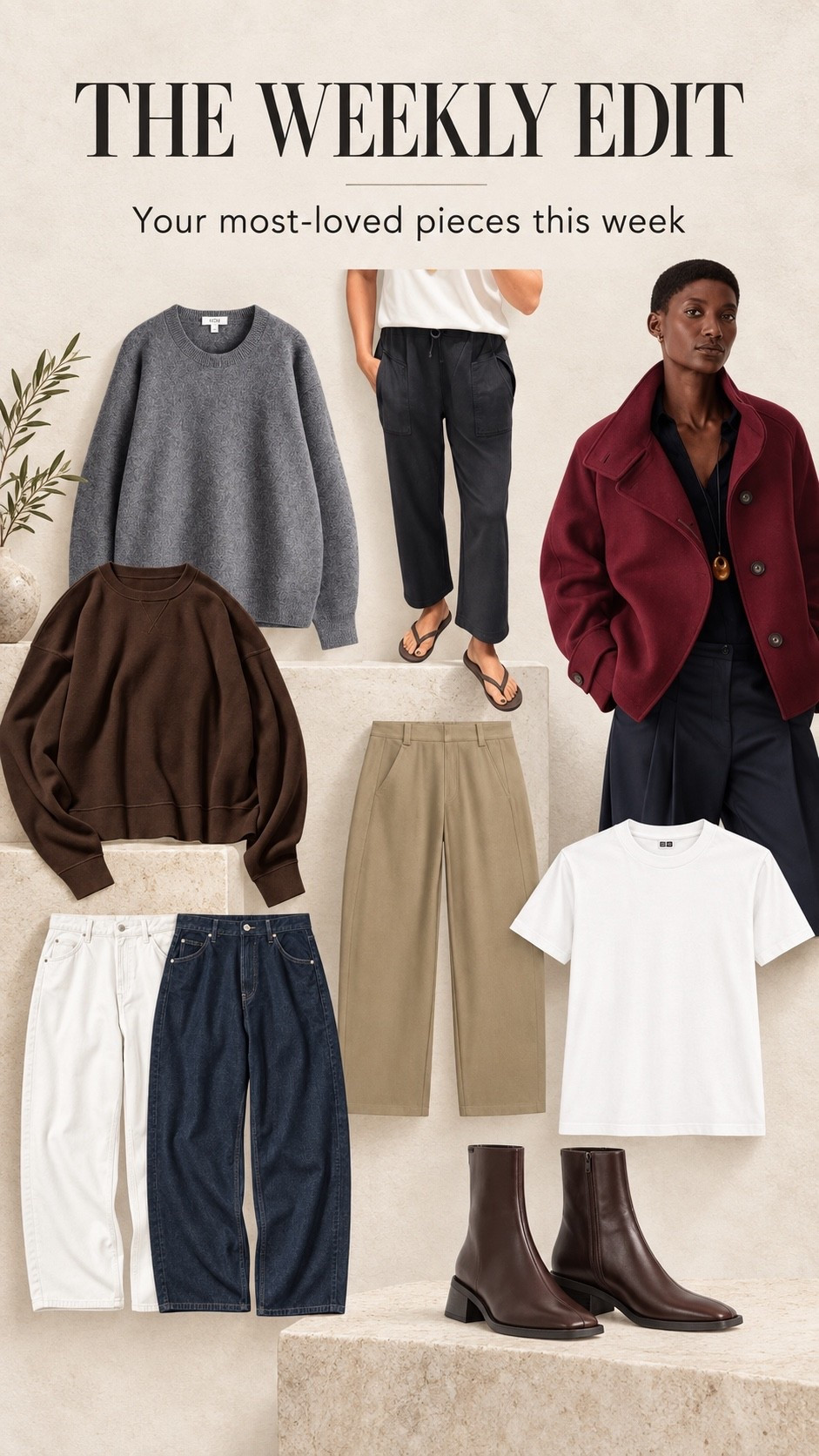 The pieces you’ve loved most this week.
Cosy layers with rich colours, jeans to take you into autumn, the best layering t shirt and the comfy joggers in living in.

#LTKautumn #LTKover50style #LTKstyletip