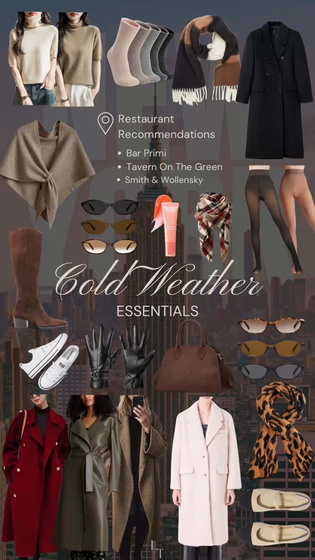 NYC in the cold just hits different ❄️🗽🤍✨
 Bundled up, cozy, and ready to explore the city that never sleeps. Rounded up all my New York cold weather essentials. The warm layers, the boots that survive miles of walking, and the accessories that actually keep you cute and warm.

If you’re planning a trip, here are my go-to restaurants:
✨ Bar Primi – pasta heaven, perfect after a long cold day
✨ Tavern on the Green – iconic, cozy, and so magical at night
✨ Smith & Wollensky – classic NYC steakhouse vibes


#LTKHoliday #LTKSeasonal #LTKStyleTip