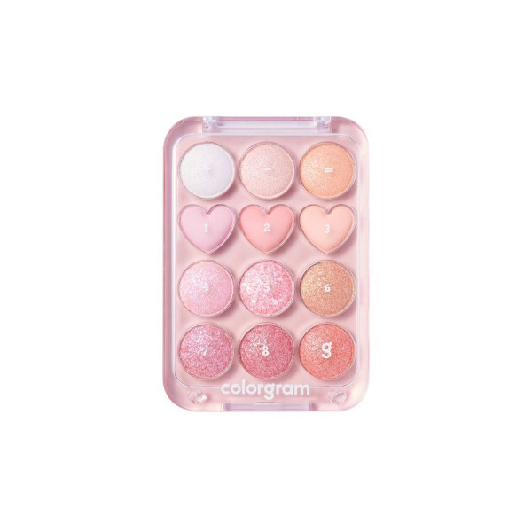 colorgram - Pin Point Eyeshadow Palette - 9.1g - 04 Bright + Cool = Love | Stylevana