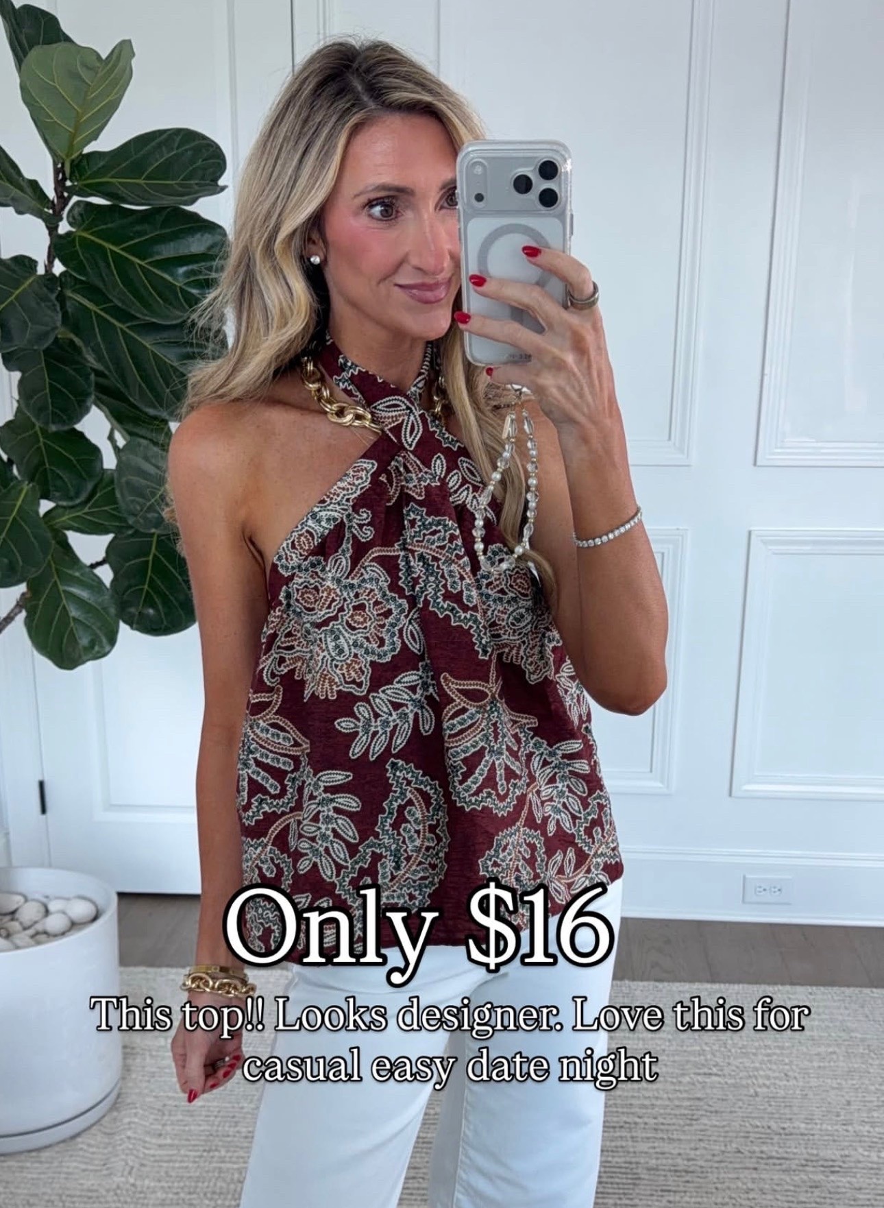 $16 designer inspired top from Walmart!!

#LTKSaleAlert #LTKSeasonal #LTKgrwm