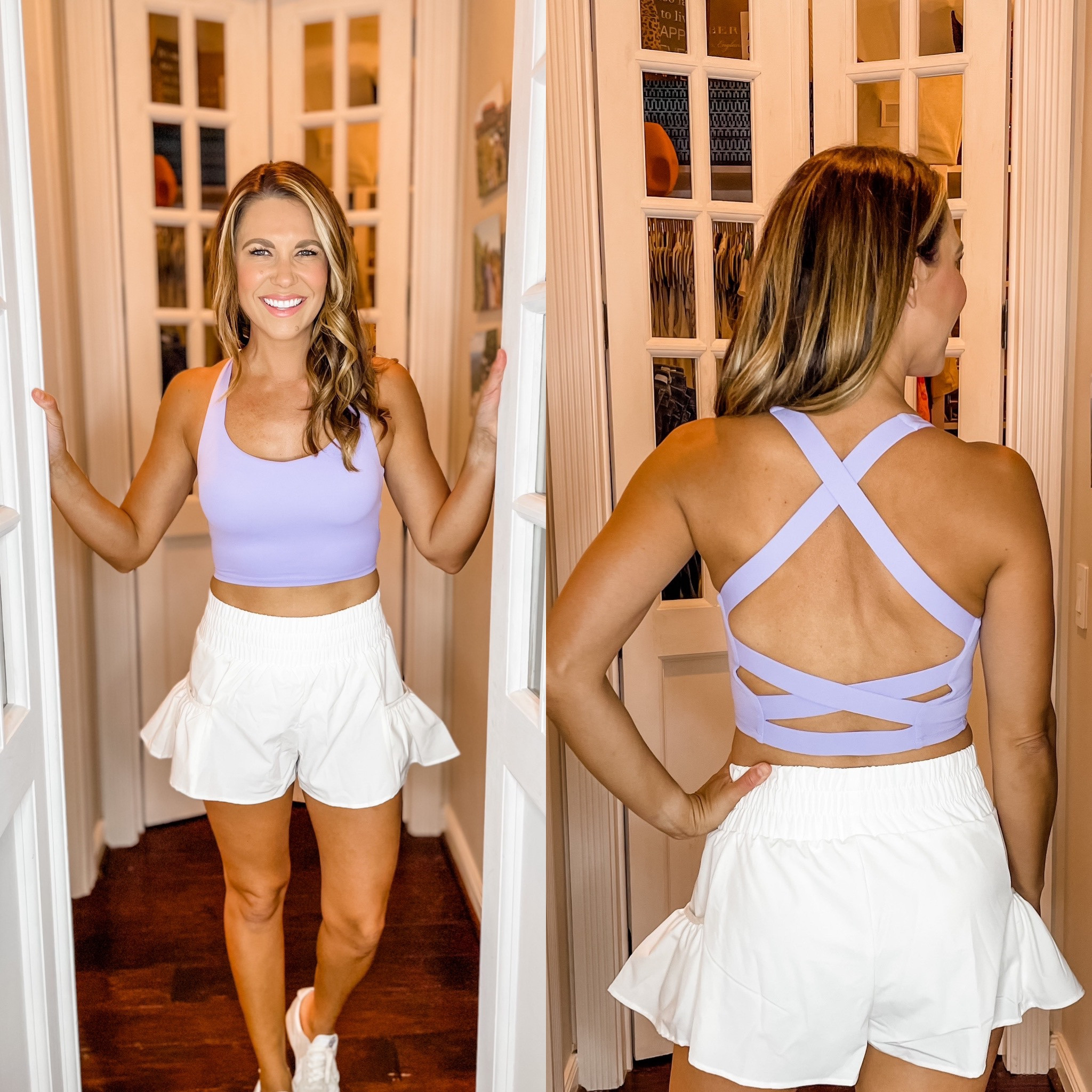 This sports bra is buttery soft and has such a fun back! Runs TTS 

#LTKstyletip #LTKFind #LTKfit