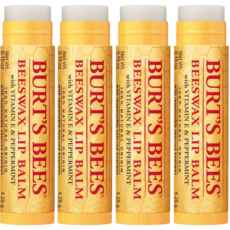Burt's Bees Lip Balm - 4ct | Target