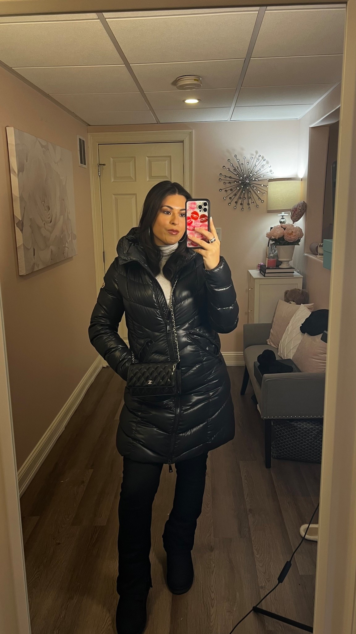 OOTD for a hockey game 🏒🩶

#LTKPetite #LTKootd #LTKgrwm