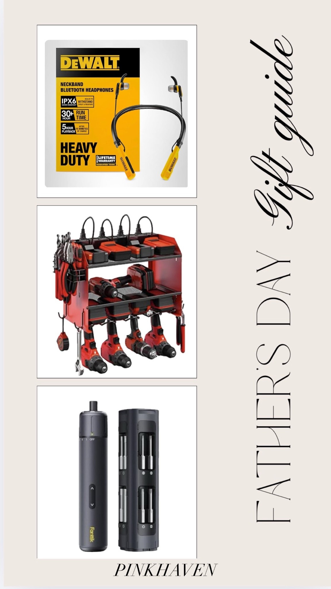 Gift guide for the dad that is a handyman, or loves tools 

Giftguide, gift idea for him, Father’s Day gift, Amazon finds 

#amazon #fathersday

#LTKSaleAlert #LTKMens #LTKU