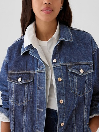 Oversized Icon Denim Jacket | Gap (US)