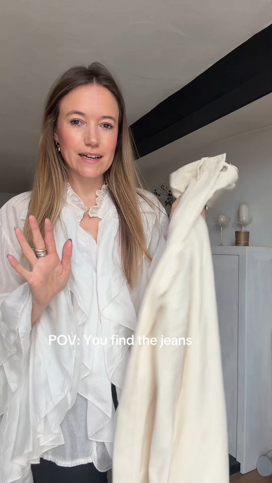 Ok these are the jeans of 2026. Obsessed 

High waisted wide leg palazzo jeans 

#LTKstyletip #LTKuk #LTKspring