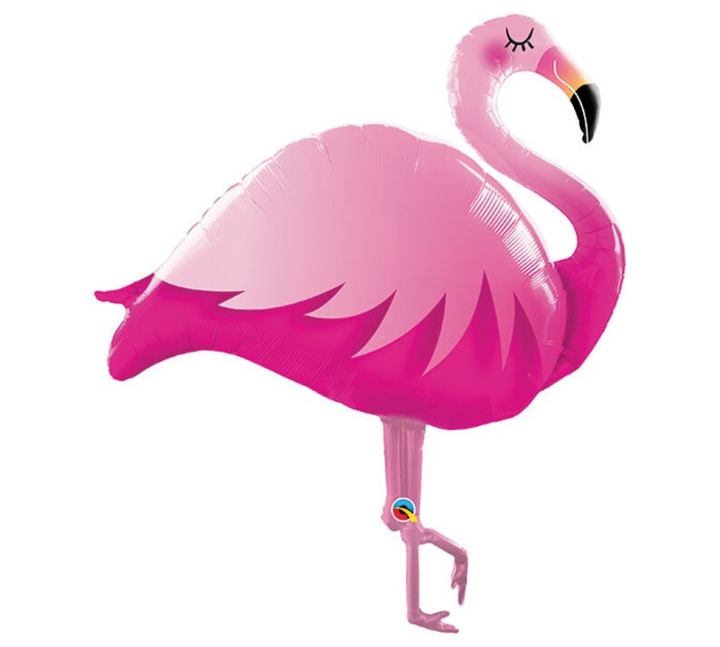 Pink Flamingo Foil Balloon 46 Let's Flamingle Pool Party Decorations Tropical Party Decor Bride a... | Etsy (US)