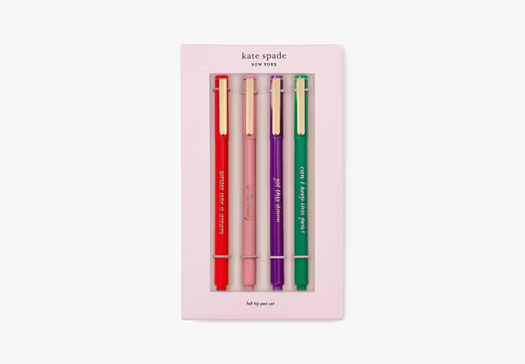 Write Away Felt-tip Pen Set | Kate Spade (US)