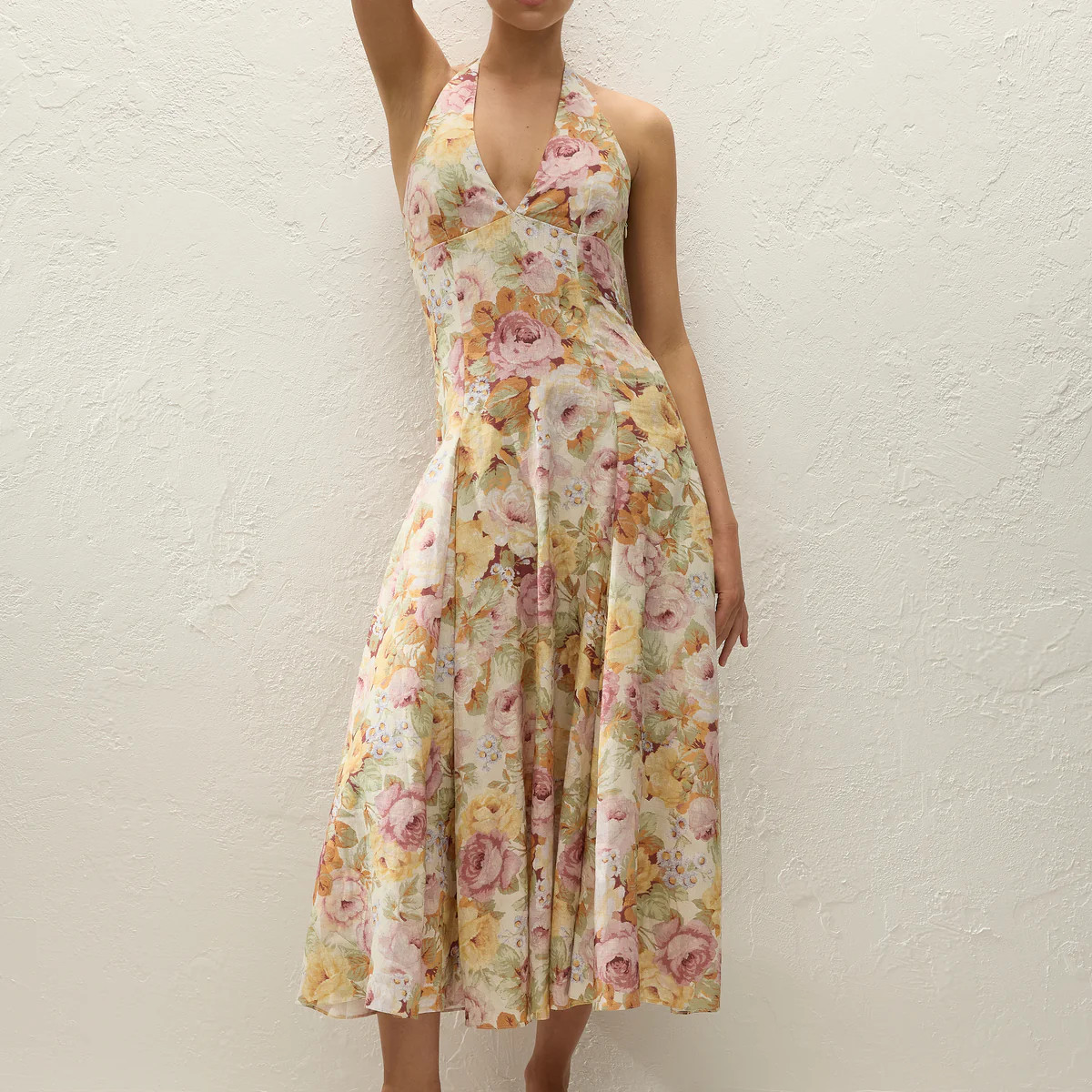 Murano Midi Dress Giardino | Faithfull (AU)