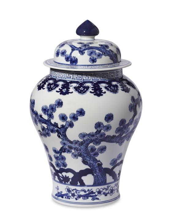 Blue & White Swallowtail Ginger Jar | Williams-Sonoma