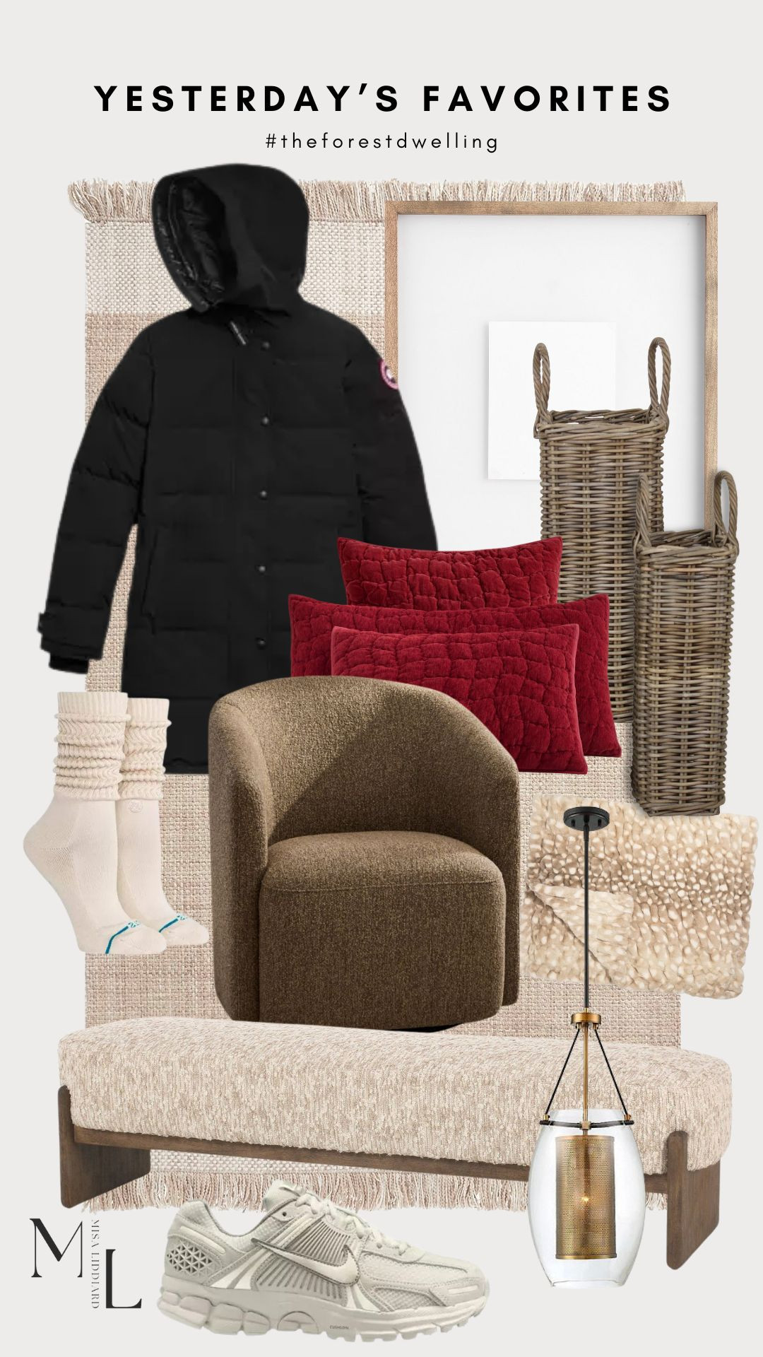 Yesterday's top picks! The Stance slouch socks are the best. They look super cute with these Nike's too! The rattan baskets are the perfect aesthetic storage solution. 

 #LTKSeasonal #LTKHome