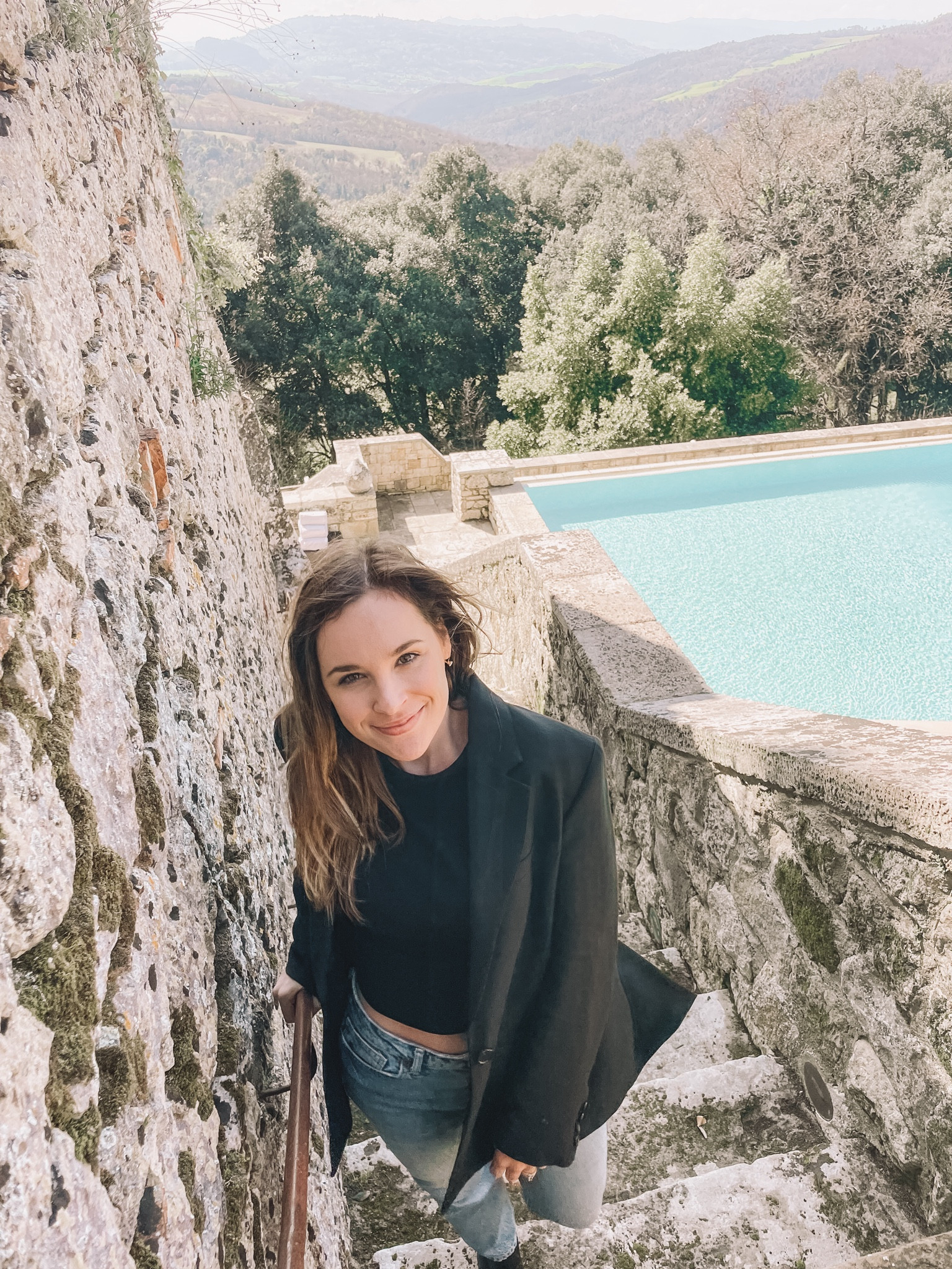 Found this blazer at COS in Florence and paired with a mock necked tank top for an elevated look that’s easy (especially when traveling with two toddlers) 

Black Blazer | Italy Vacation | Italian Style | Europe Fall | Europe Looks | Tuscany 

#LTKTravel