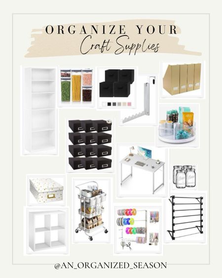 Check out these great ideas to get your craft room in order. Shop with AnOrganizedSeason

#LTKSeasonal #LTKhome