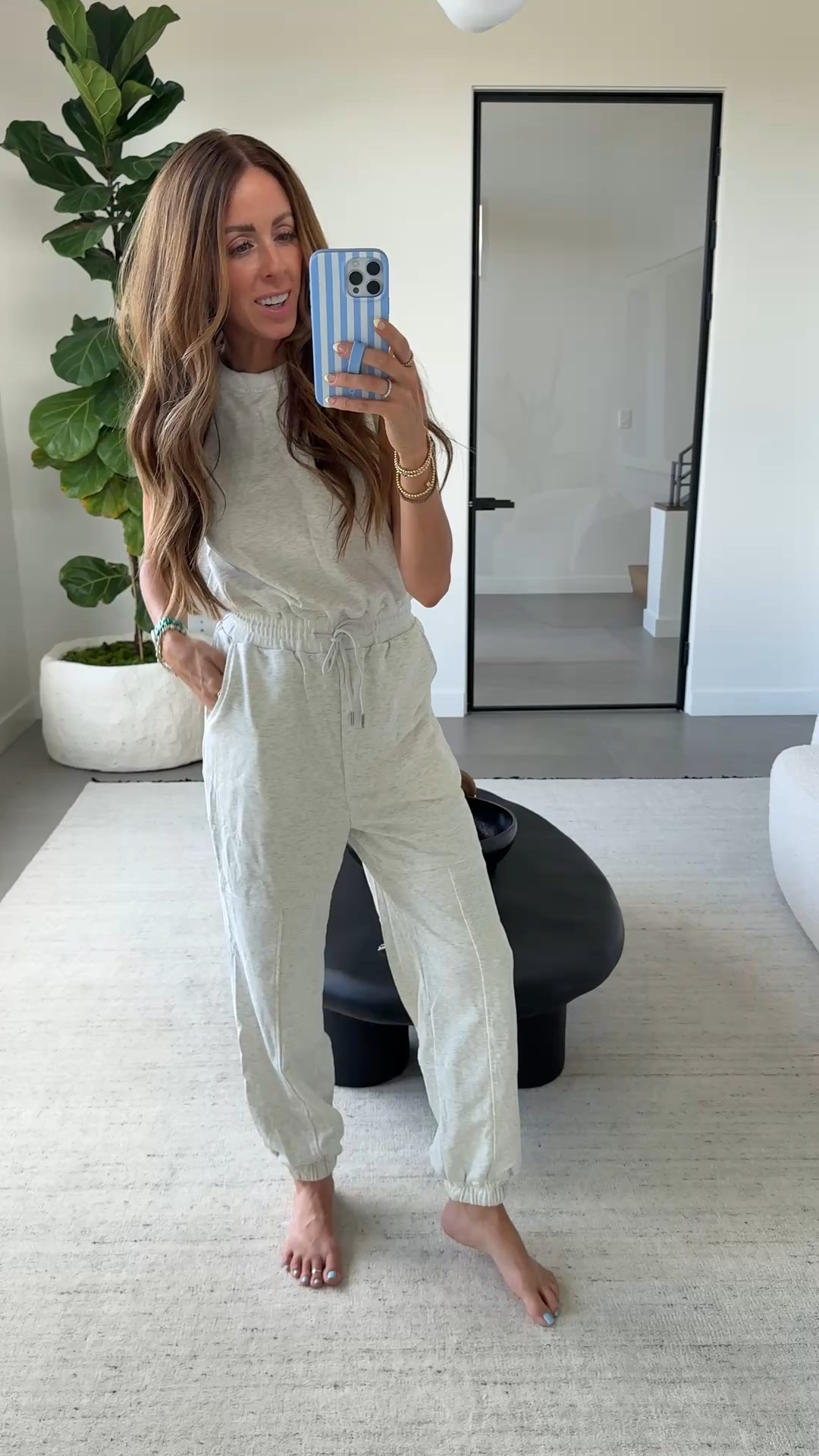 The comfiest jumpsuit! Comes in a few fun colors for summer and fall!