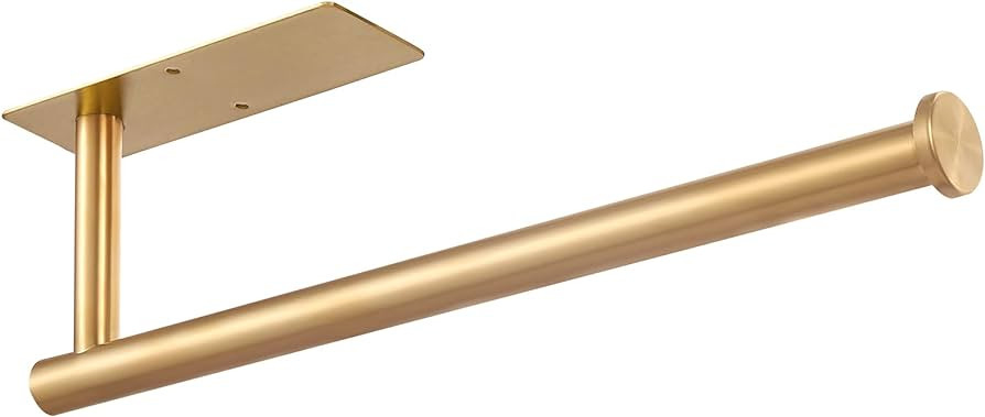 Paper Towel Holder Under Cabinet, Self Adhesive Wall Mount Paper Towel Holder, SUS304 Stainless S... | Amazon (US)