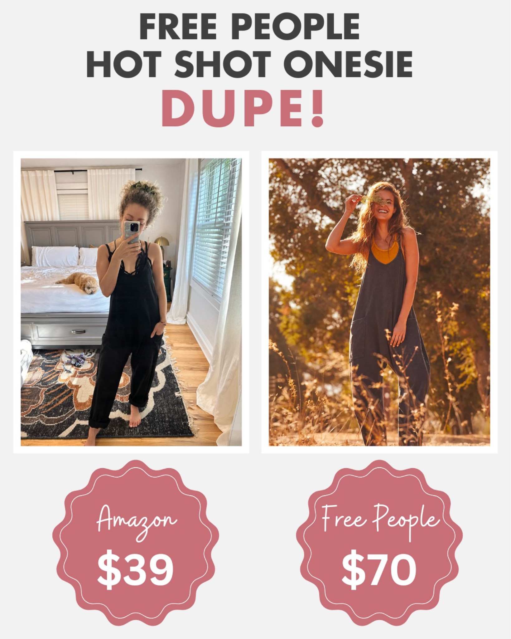 travel, Free People Hot Shot Dupe, loungewear, onesie 

Wearing Small; runs TTS



#LTKstyletip #LTKunder50 #LTKtravel