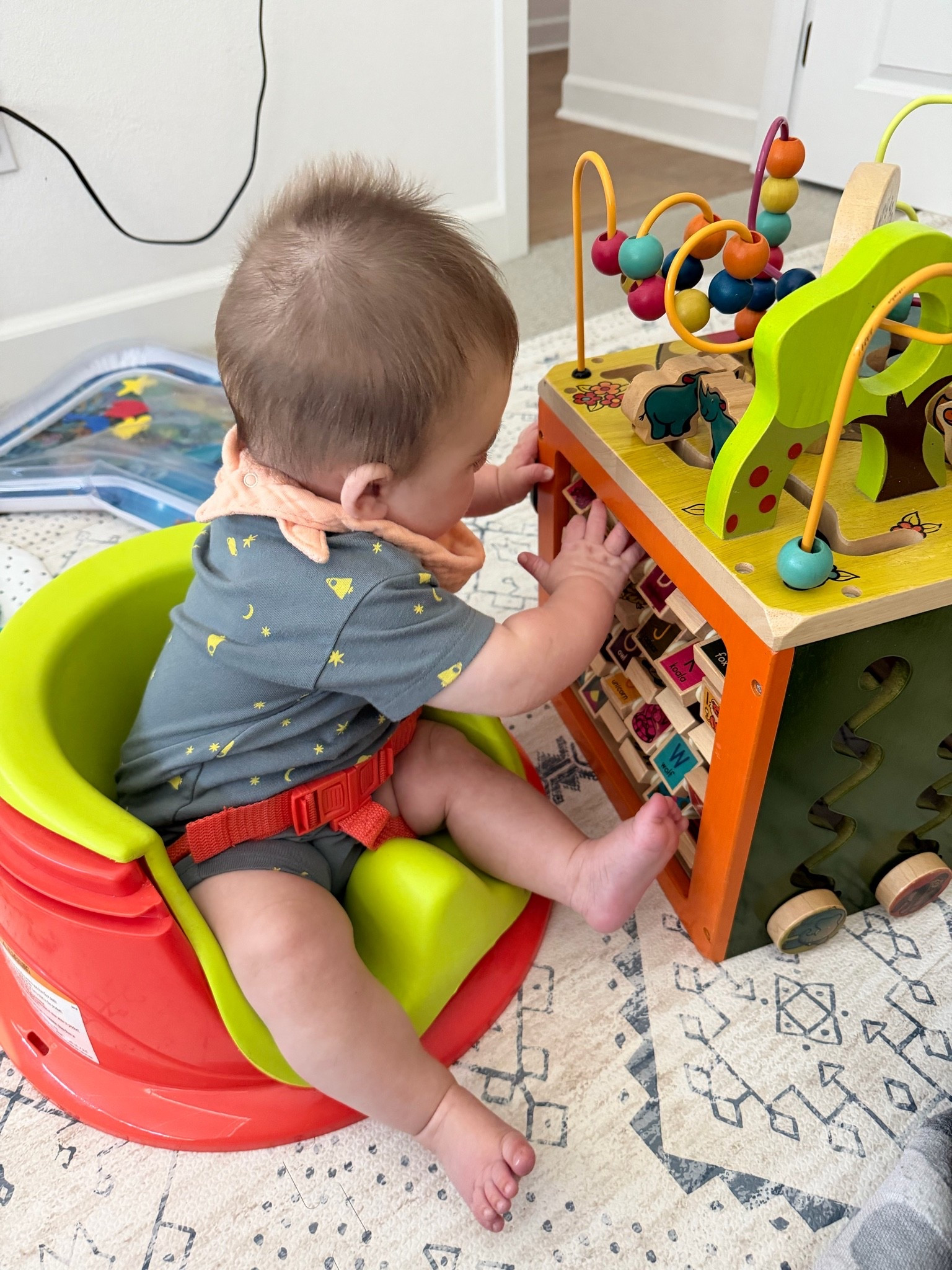 Our sweetest neighbors are letting us borrow this wooden Montessori activity cube right now, and I got a bunch of questions asking what kind of toy it was. It’s such a cool little activity toy for this stage, so I went ahead and rounded up a bunch of similar ones on Amazon at a few different price points and linked them here.
—

wooden activity cube, Montessori activity cube, baby activity cube, wooden baby toy, Montessori baby toy, infant activity toy, baby developmental toy, 6 month baby toy, baby playroom toy, wooden sensory toy, activity cube for baby, toddler activity cube, wooden educational toy, baby fine motor toy, baby busy toy, neutral baby toy, Amazon baby toy, nursery toy, playroom finds, mom baby finds

#LTKmomlife #LTKBaby #LTKKids
