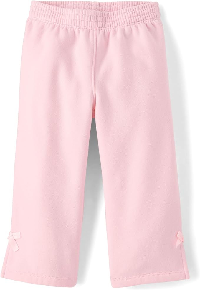 The Children's Place,Baby Girls,and Toddler Active Premium Fleece Wide Leg Lounge | Amazon (US)