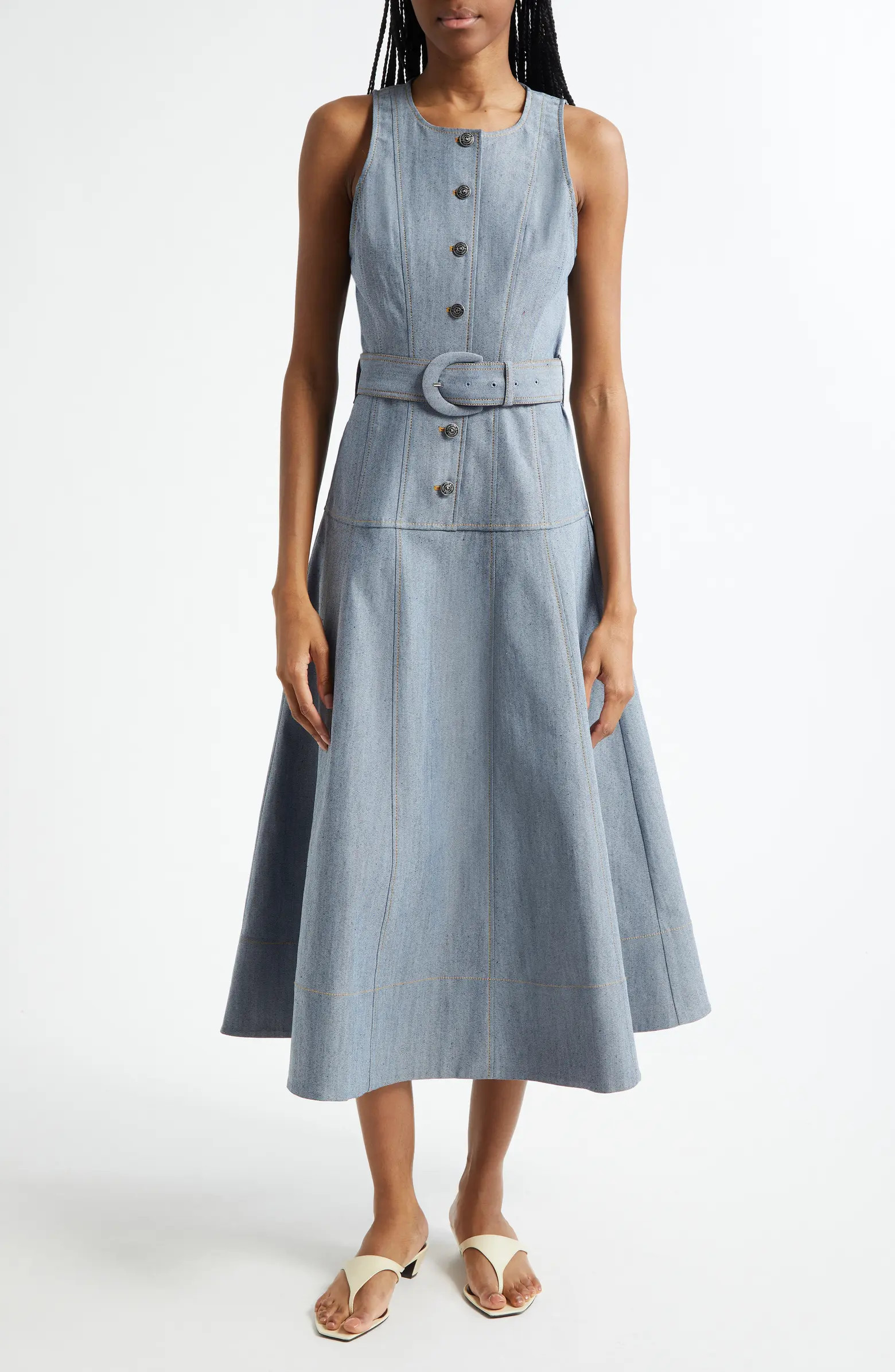Margaret Belted Denim Dress | Nordstrom