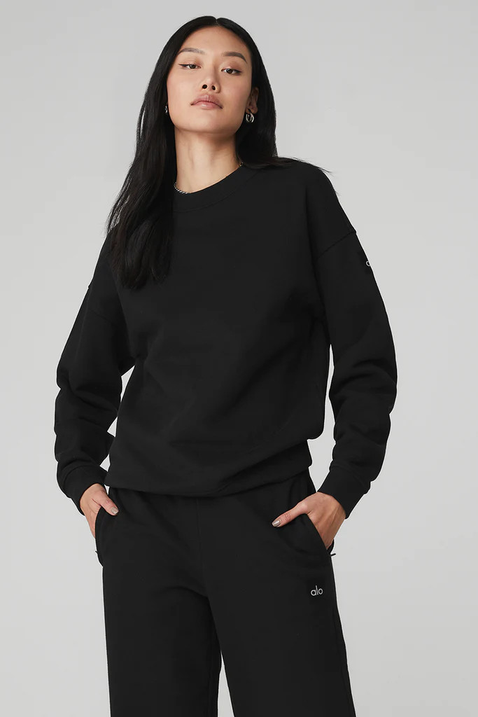 Renown Heavy Weight Crew Neck Pullover | Alo Yoga (US)