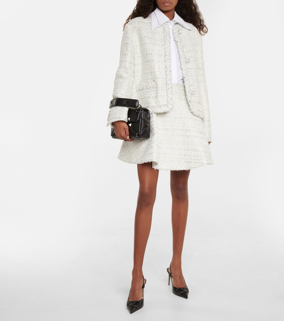 Tweed miniskirt | Mytheresa (UK)