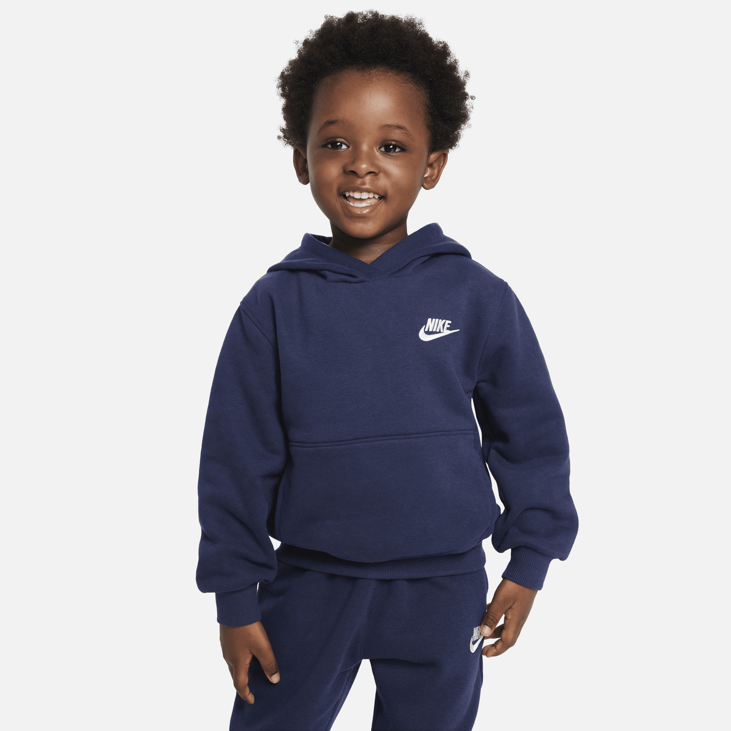 Nike Sportswear Club Toddler Fleece Pullover Hoodie in Blue | 76L088-U90 | Nike (US)