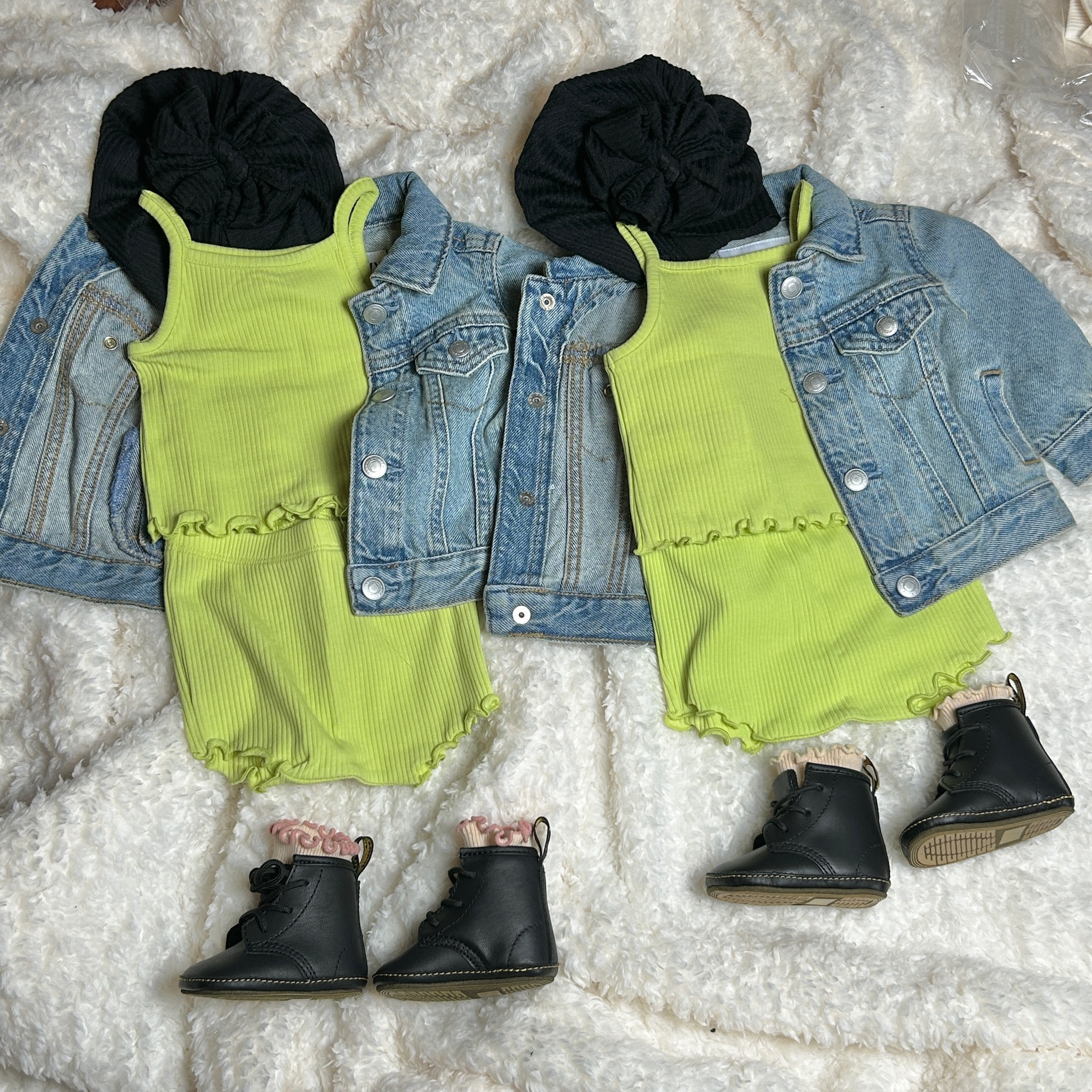 Cool trendy neon spring summer outfit for baby girls! 

#LTKbaby #LTKSeasonal #LTKkids