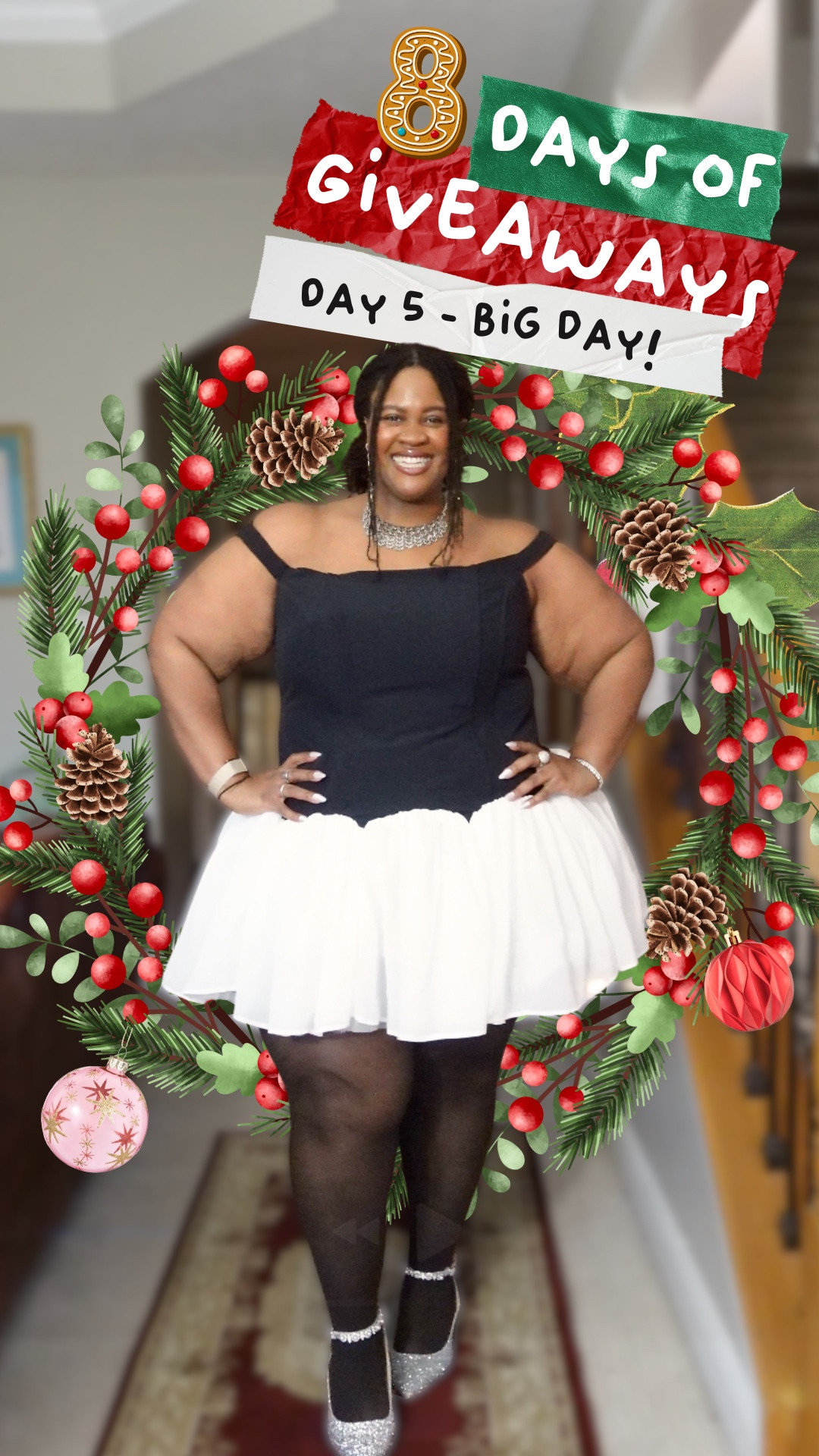 🚨 IMPORTANT: To enter, visit beacons.ai/elliemariyo This giveaway is taking place on my IG. Commenting the word to get the link 🔗 won't work on LTK 🚨

🛍️ The Plus Size Brand Bible is my shopping guide to more than 200 plus size brands. You can grab a physical copy on Amazon or Download a copy thru my Beacons link above. I'm wearing this black & white mini dress in a size 22. The heels are unfortunately oldies from Fashion to Figure before they went out of business. Adding some alternative shoe options from ALLY! Use my code “ELLIE40” for $40 off your first pair of heels!

⏰ Giveaway ends today at 11:59pm EST so act fast!
📣 Winners will be posted on IG in my Stories, my Broadcast Channel and emailed directly.

This giveaway is not sponsored, endorsed, or administered by LTK.

Come back tomorrow for Day 6—you don’t want to miss it 🎁

#LTKGiftGuide #LTKPlusSize #LTKHoliday