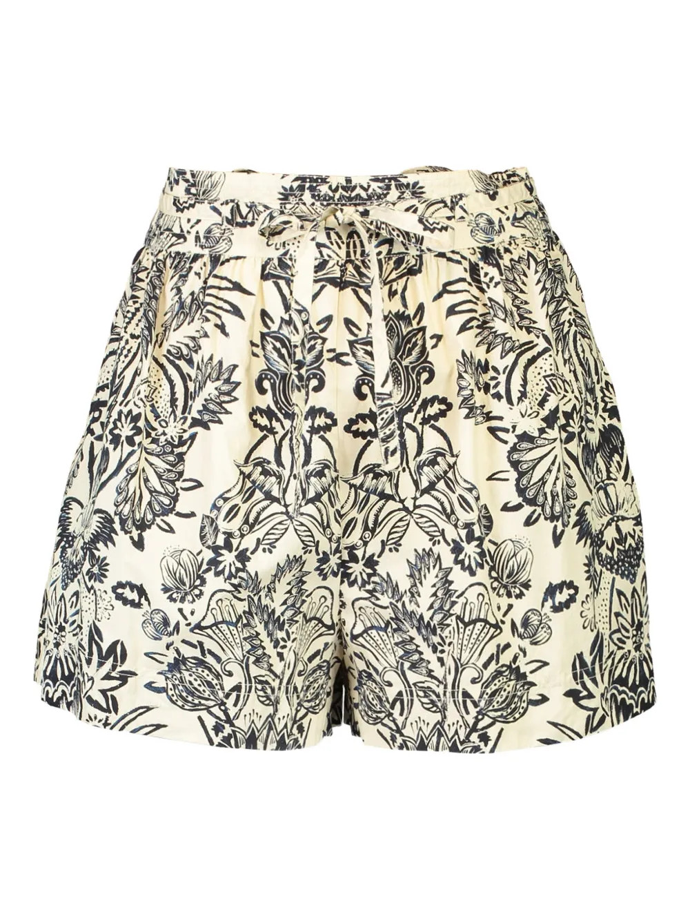 Ulla JohnsonRowan belted floral shorts | Farfetch Global